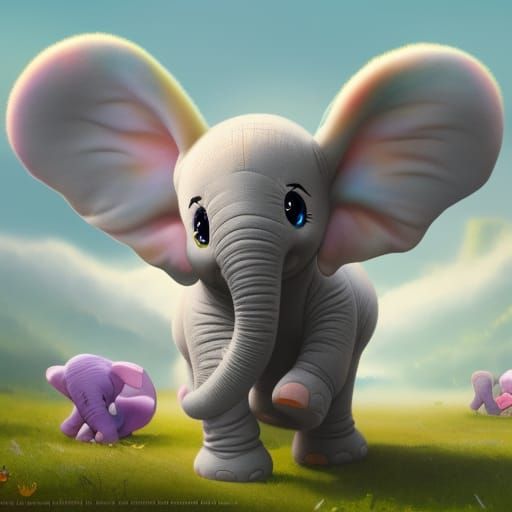 baby Dumbo super cute
