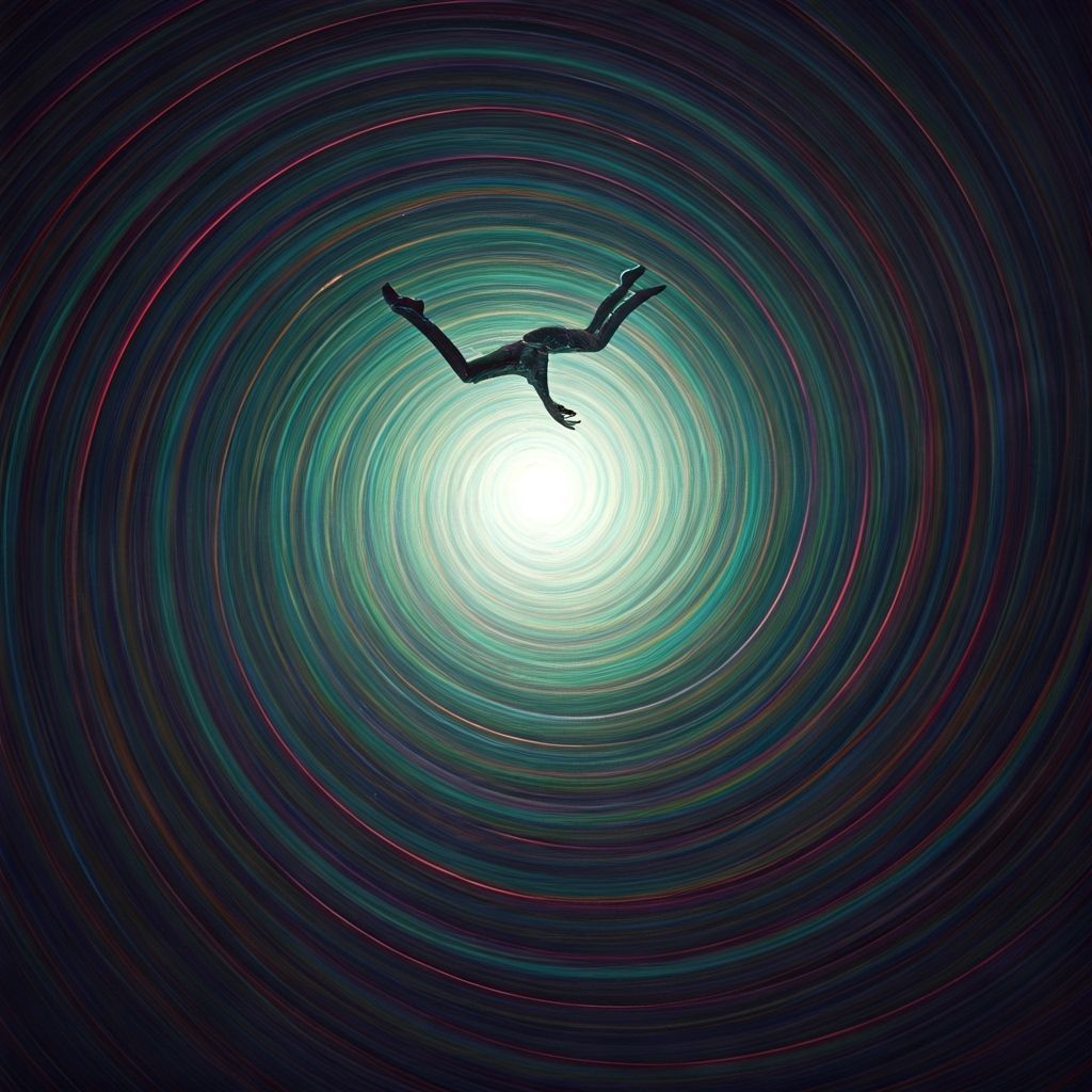 Psychedelic Vortex of Cosmic Chaos in Hyperrealism