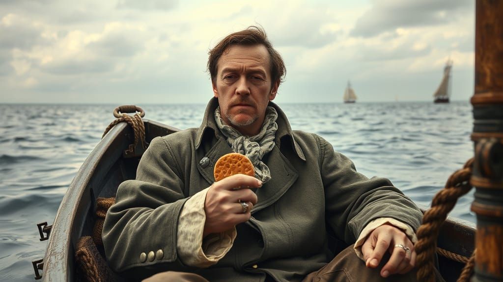 Captain Bligh's Desolation: Dramatic Realism Seascape