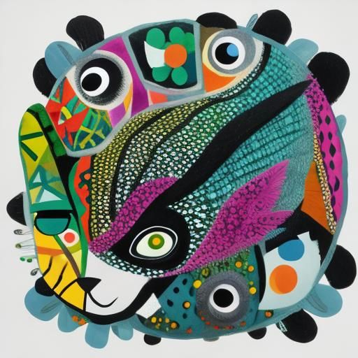 Surreal Creature in a Surrealist Style