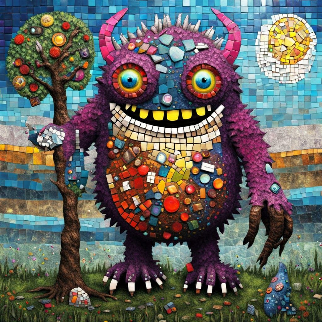 Monster in the garden