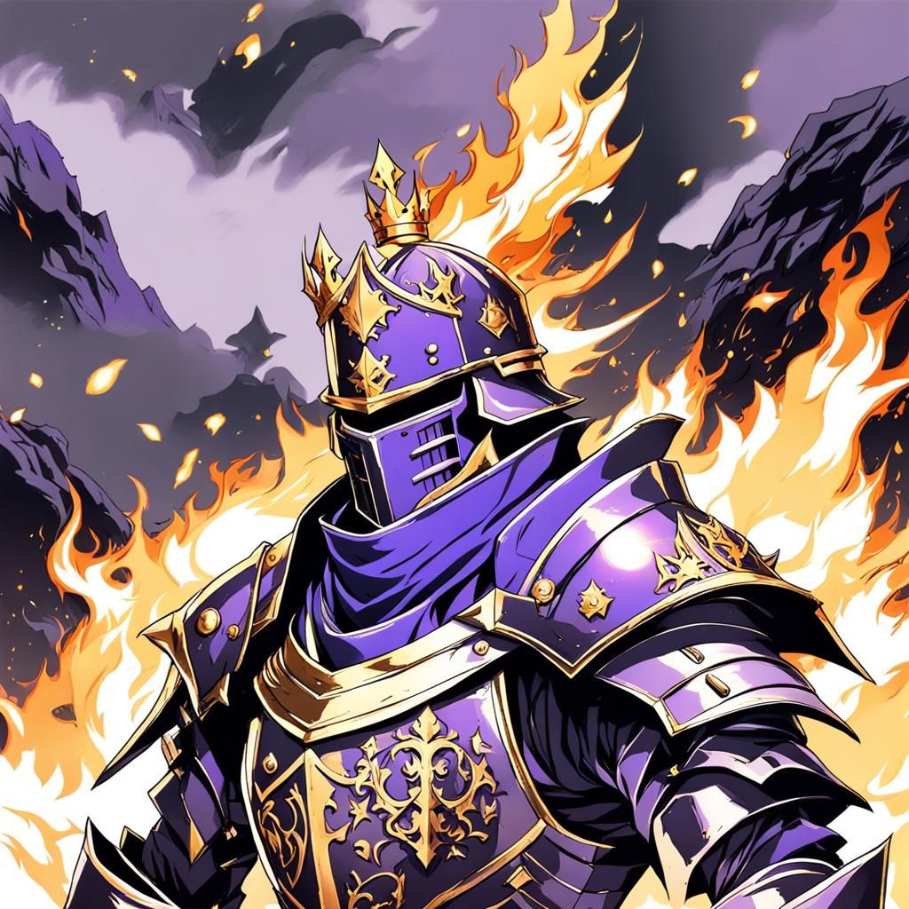 Evil Knight in Rusted Armor, Anime Key Visual