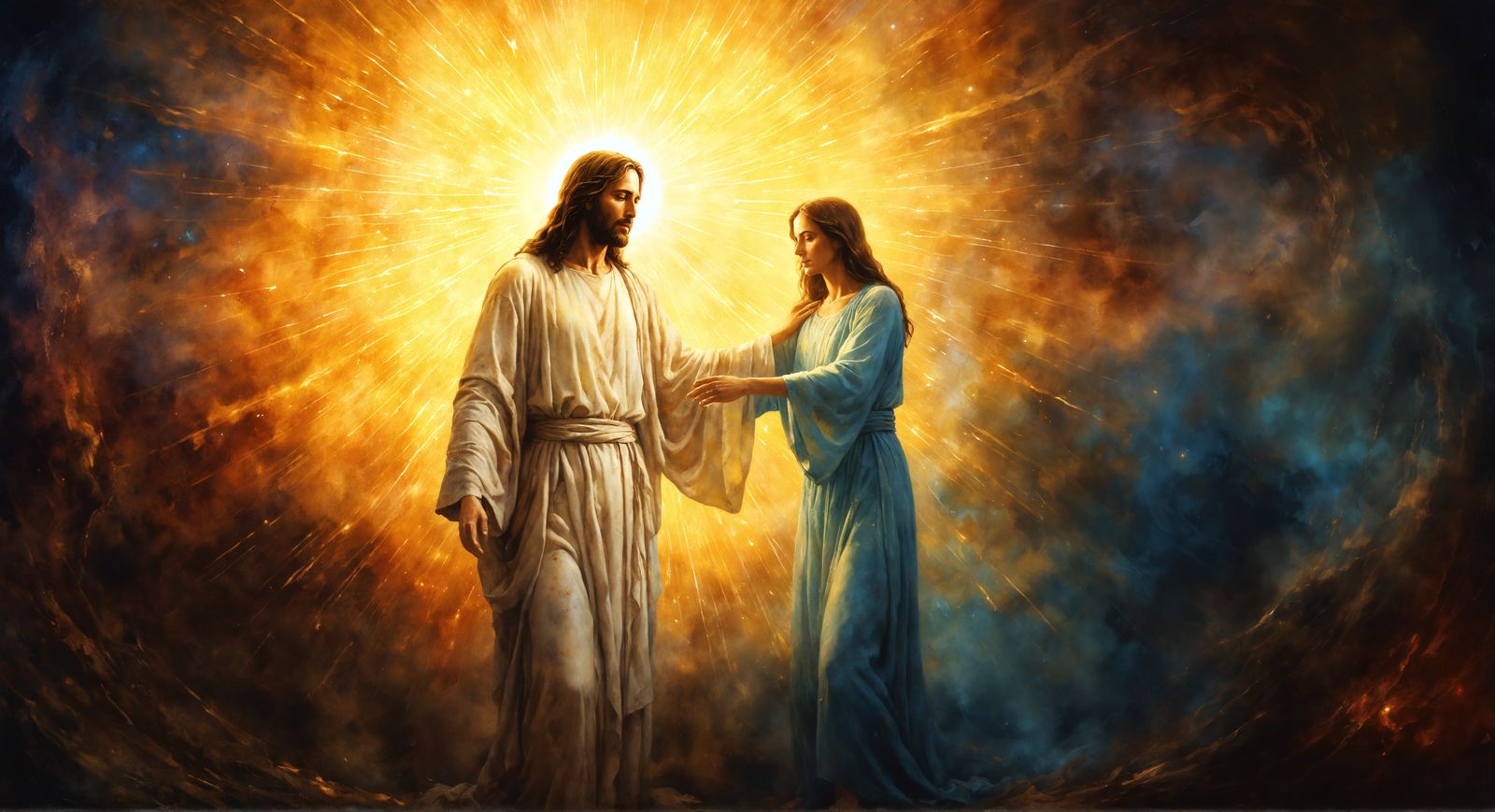 Christ spoke ‘You are set free from your infirmity’ as the Holy Spirit entered her crippled body. Luke 13