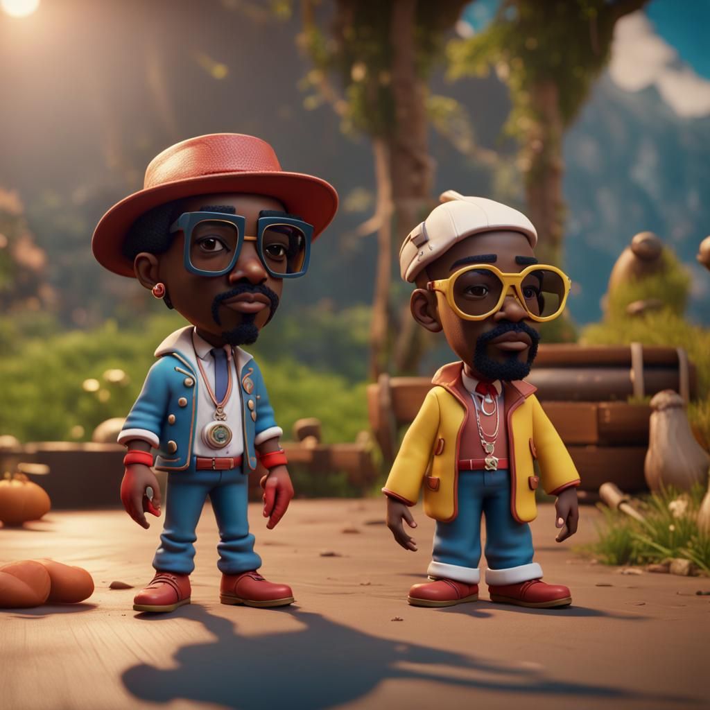 Andre 3000 and Big Boi Claymation