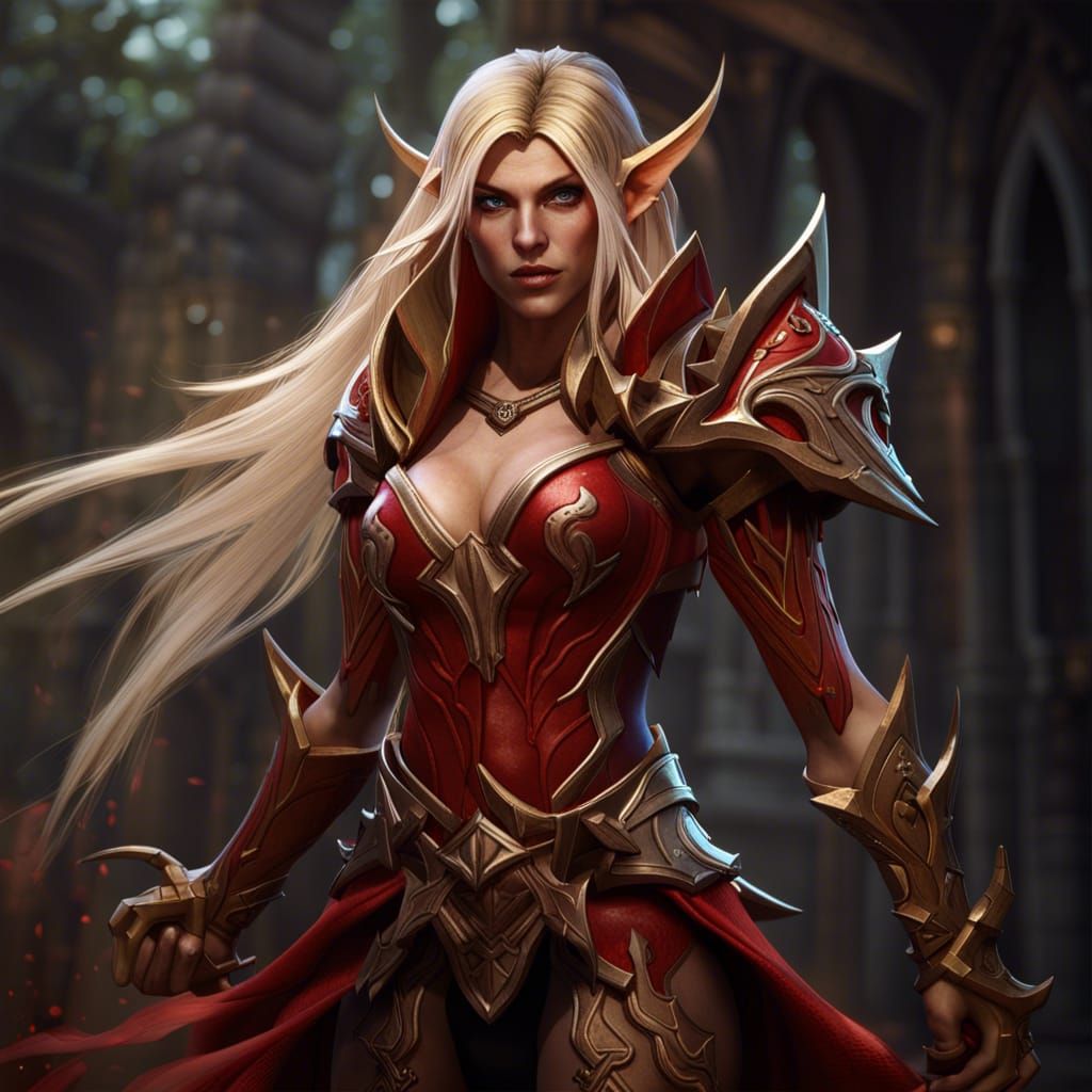 female blood elf assassin