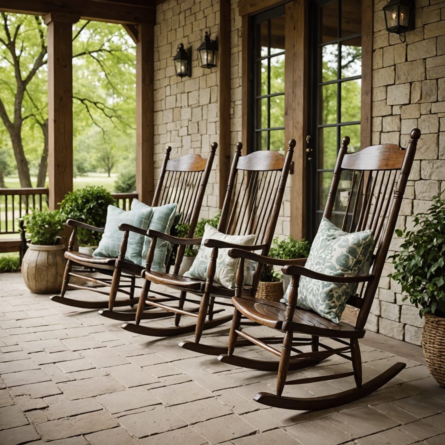 Rocking Chair Evokes Solitude in Dreamlike Landscape