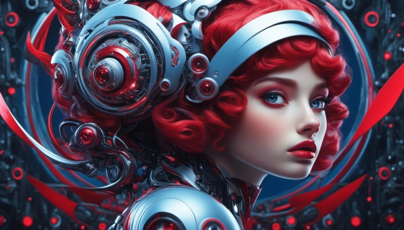 Cyberpunk Cinderella: Robotic Transformation in Futuristic A...