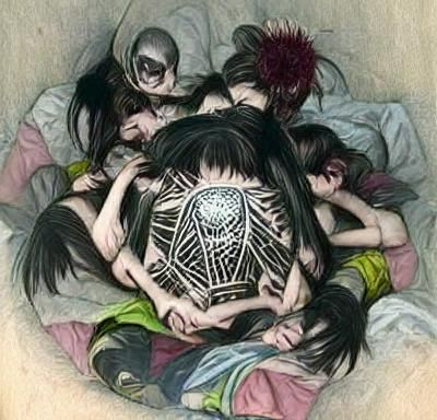 Emo Goth Comic Book Cover Art
