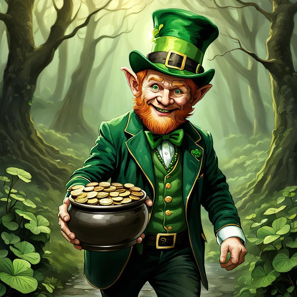 A Cheerful Leprechaun
