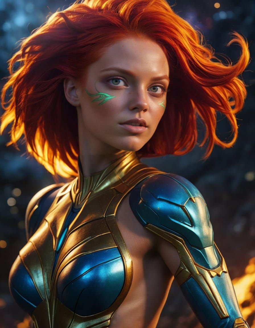 Emma Myers as Starfire: Alien Princess Superheroine