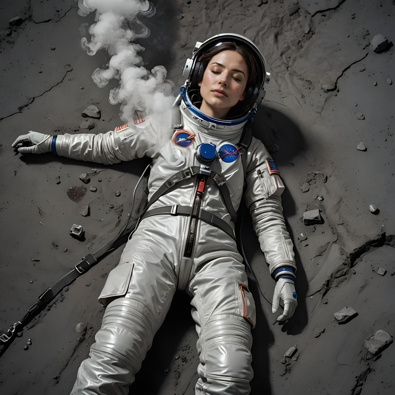 The Perils of Space, series: 001 - A beautiful female astron...