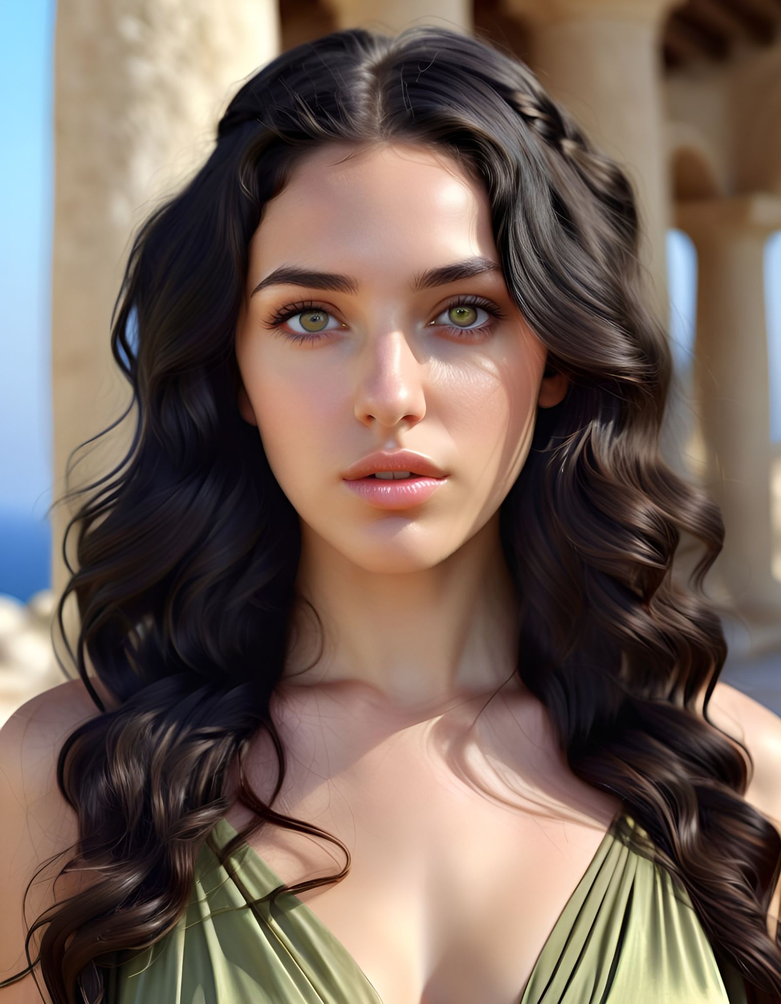 Aphrodite Venus: Beautiful D&D Character Portrait