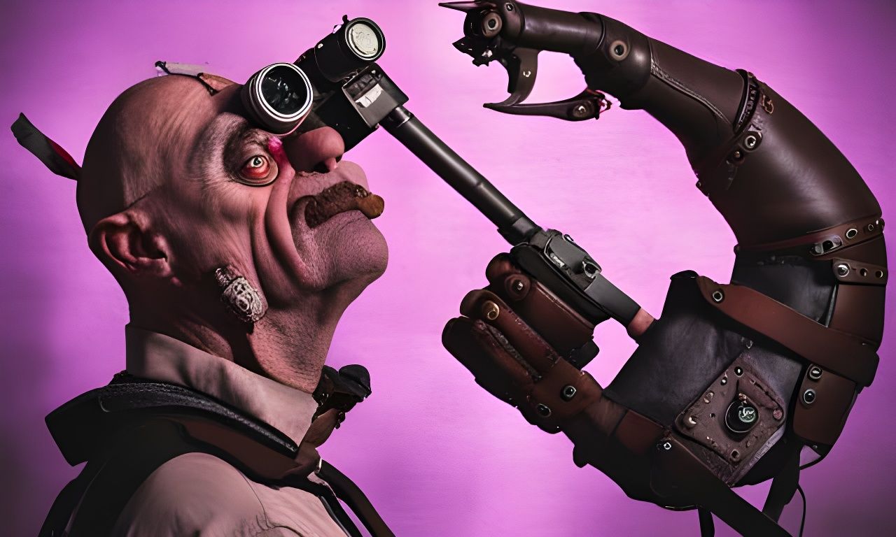 Courage the Dog, Post-Apocalyptic Survivor Portrait