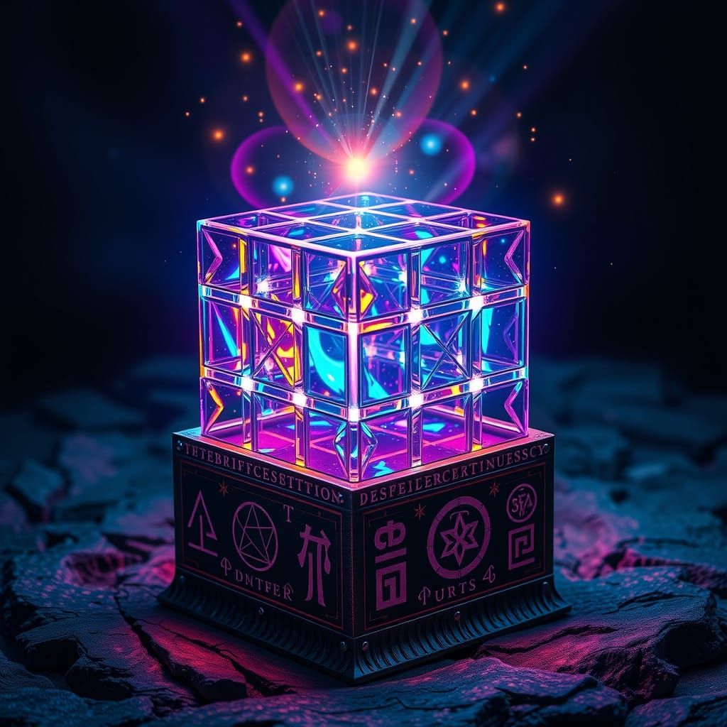 Holographic mystical cube