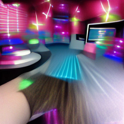 Night Scene Generated from Simple AI Prompt