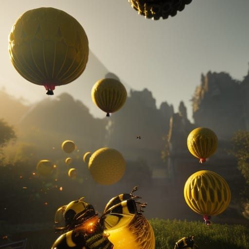 bee balloon party
