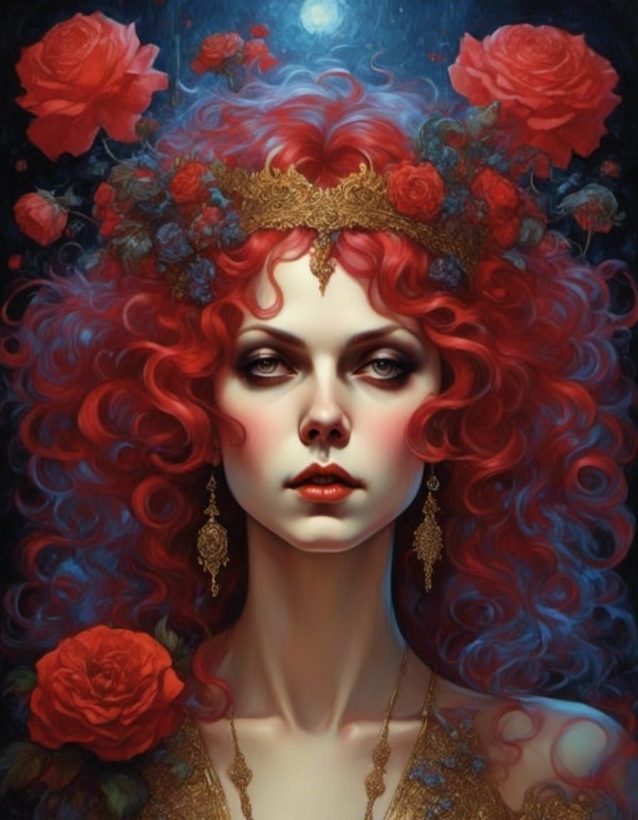 Surreal Nightmare Landscape in Psychonaut Adventure Style