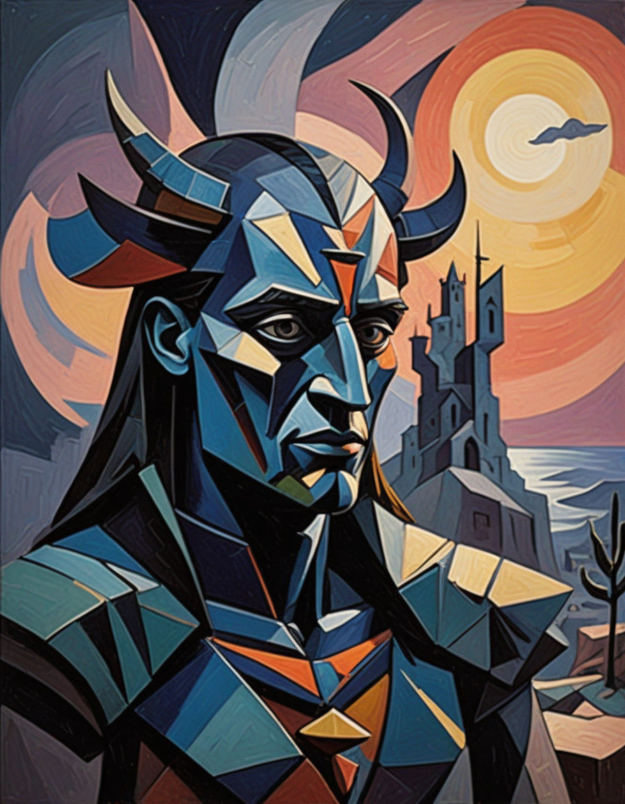 Dramatic Claymation Masterpiece in the Style of Picasso