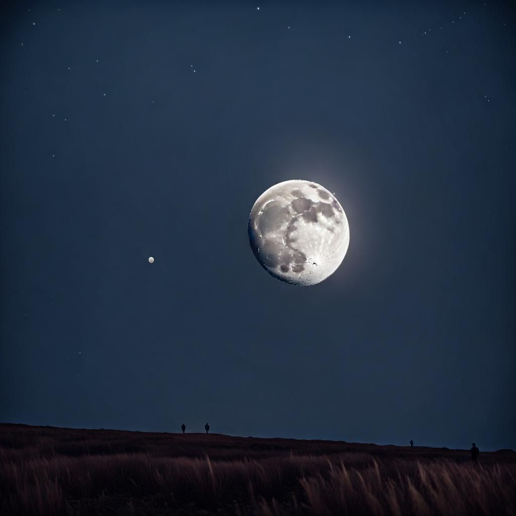 Detailed View of the Moon