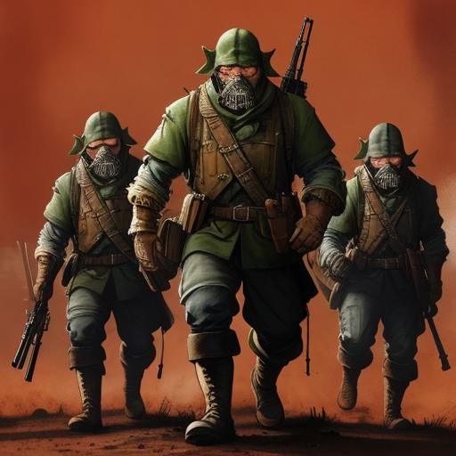 Orcs in WWII Uniforms: Grungy Ralph Bakshi Animation