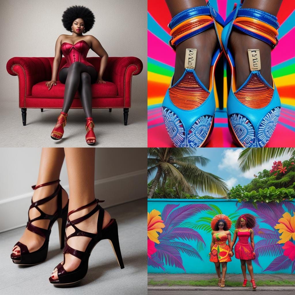 Curvy Models in Corsets and High Heels