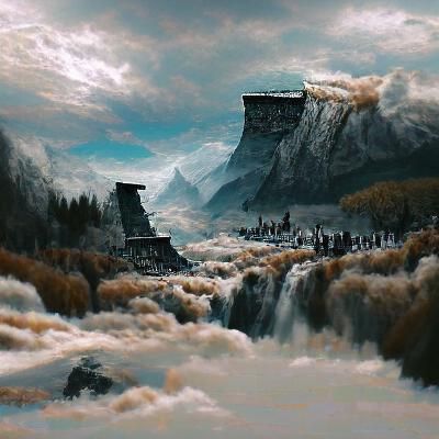 Valhalla Detailed Matte Painting