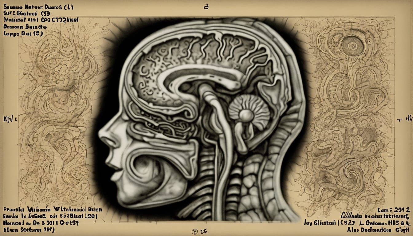 Anatomical Seahorse Hole in the Human Brain, Blending Medica...