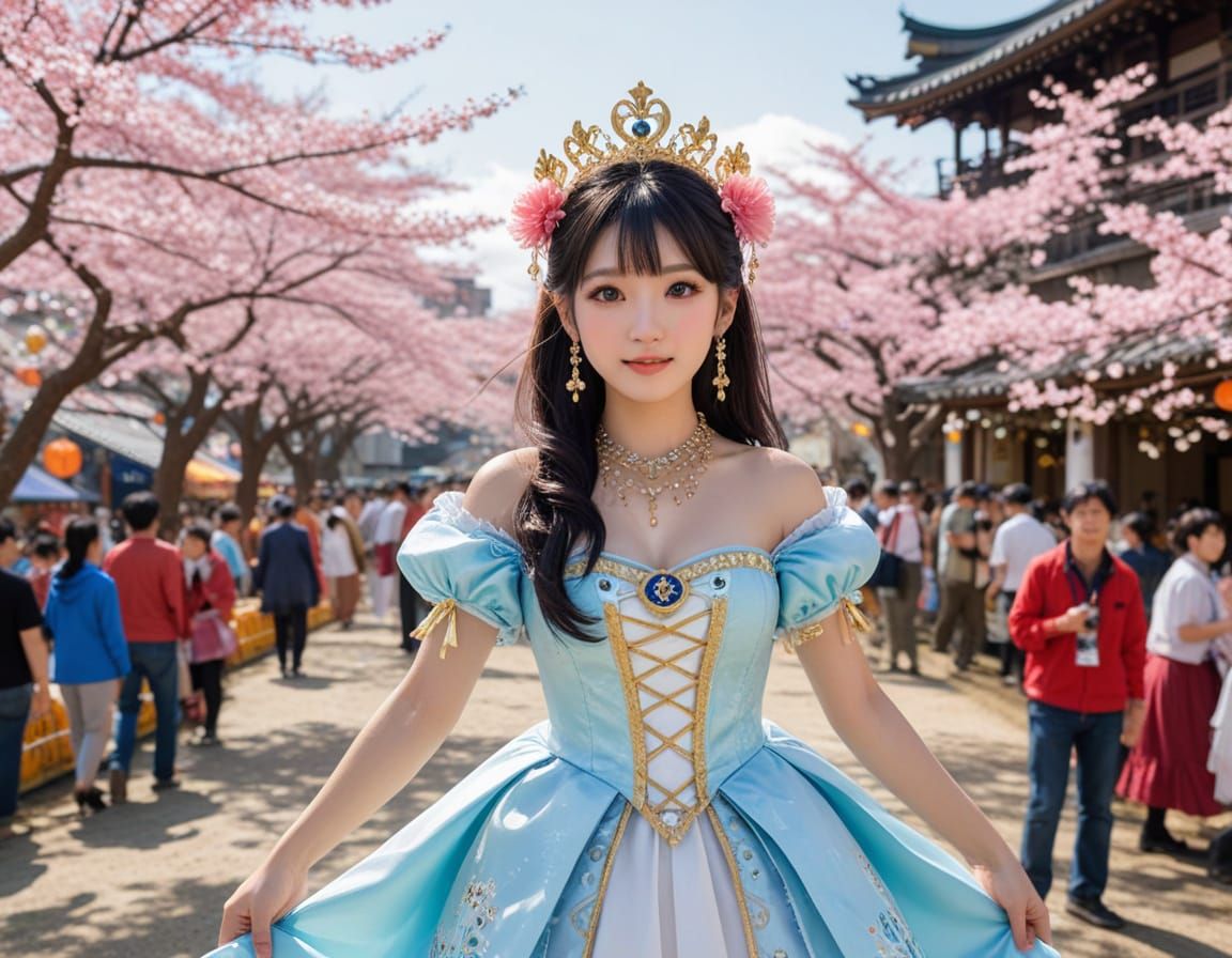 Fantasy Princess Imada Mio at Festival