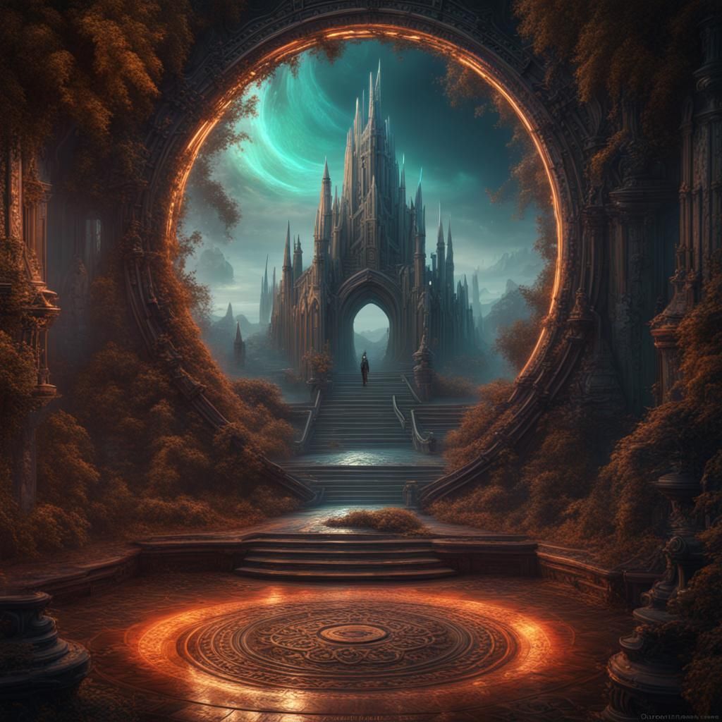 Enigma Circle: Detailed Fantasy Concept Art