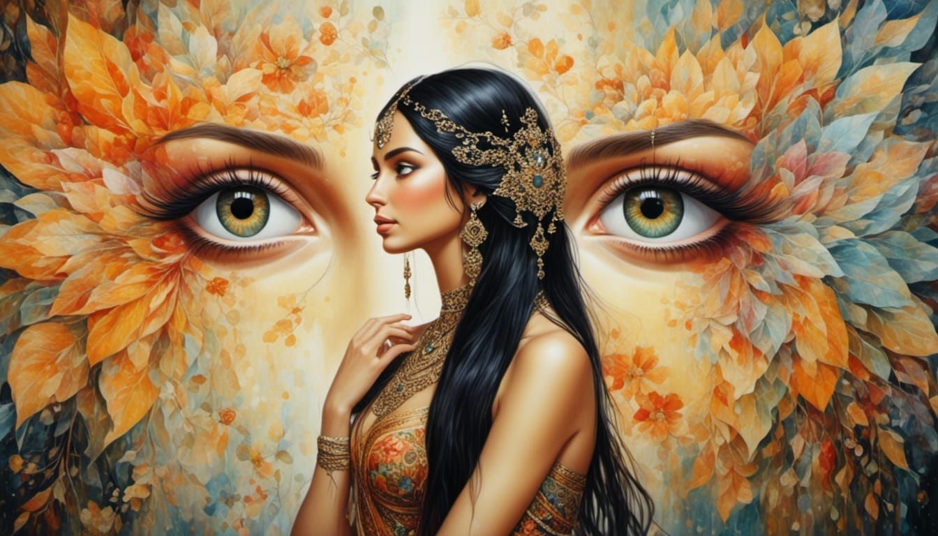 Beautiful Hindu Goddess in Photorealistic Style