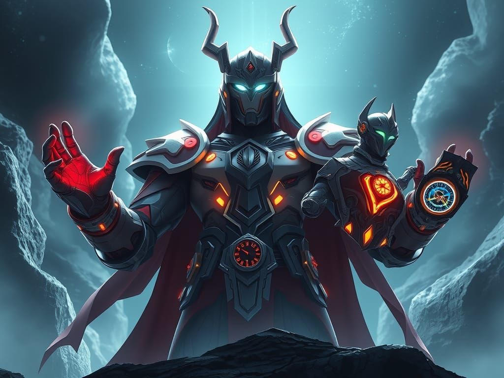 Kronos Presents Armor Sets in Anime Style