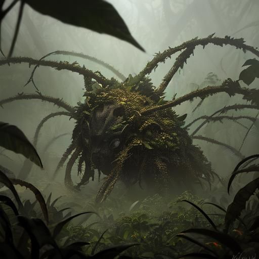 Hyperrealistic Sci-Fi Ants Destroy Jungle Village