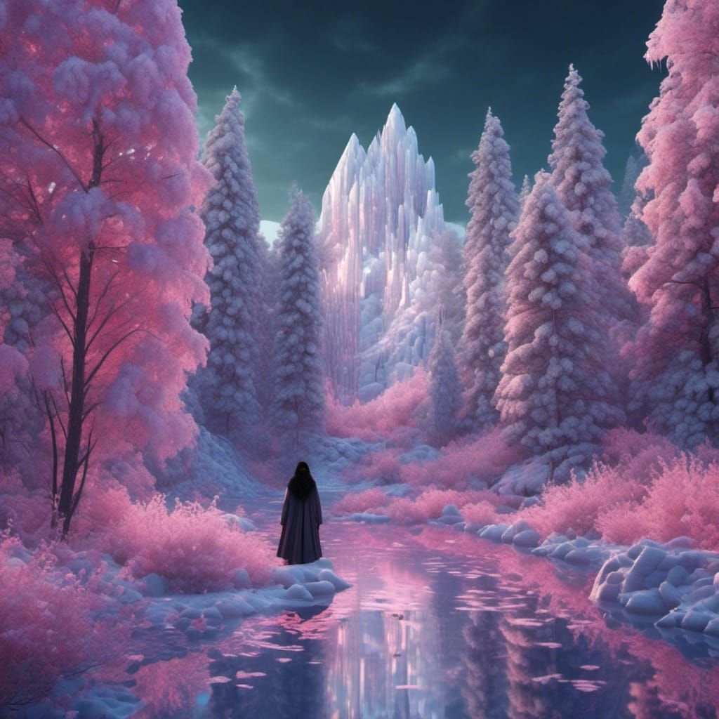 Solitary Bear Portrait Expressing Isolation and Sorrow