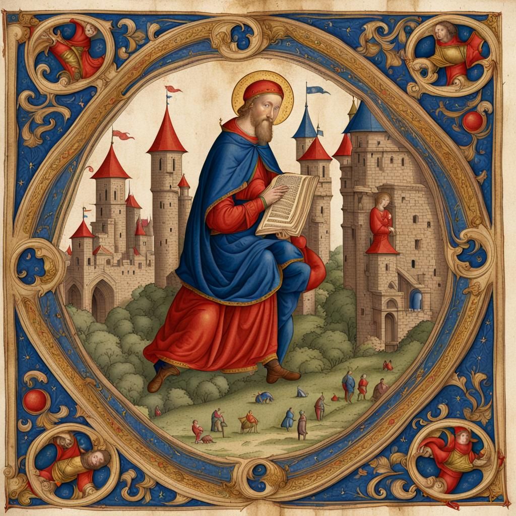 enluminure médiévale