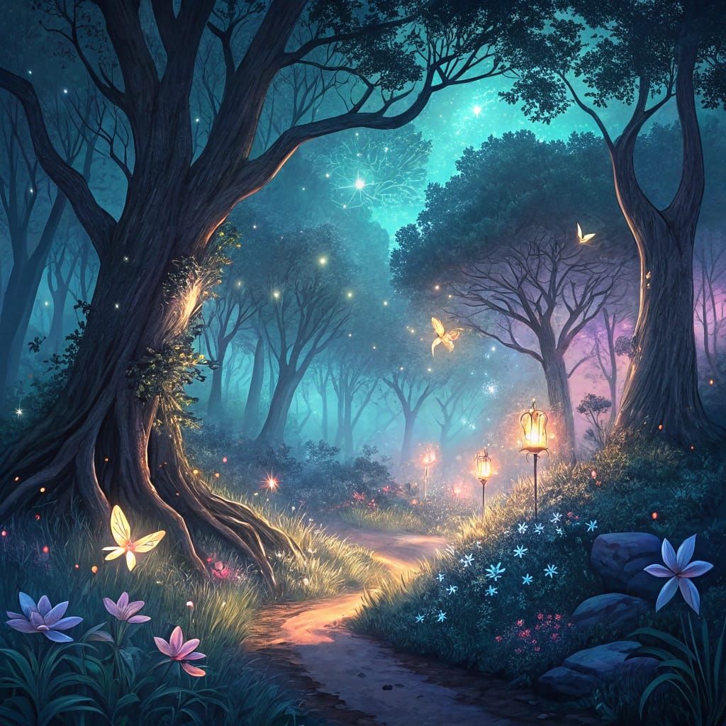 Magical Forest on Midsummer's Eve