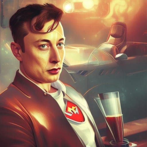 Mario Tesla Kart by Elon musk