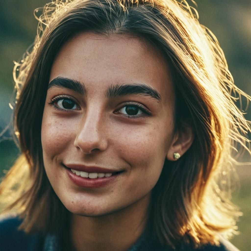 Pretty Swiss Woman in Cinematic Lighting