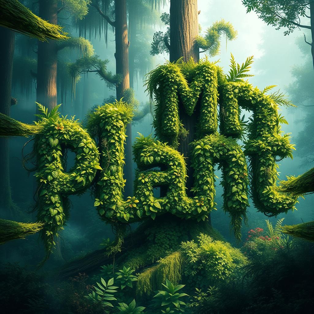 Mr Plant: A Lush Forest Narrative Illustration