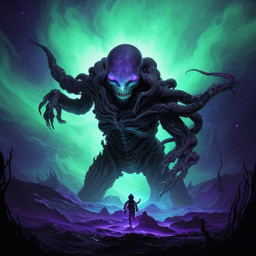 Ethereal Nightmare Unleashed in Cosmic Abyss