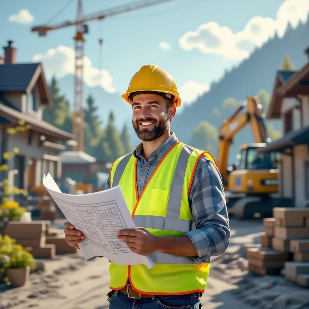 Engineer in Whimsical Children's Book Style