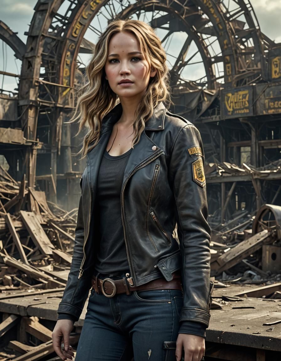 Jennifer Lawrence as Fallout Vault Survivor