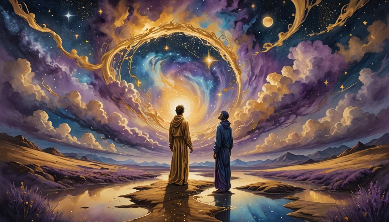 Golden Stream Surrealism: A Spiritual Awakening