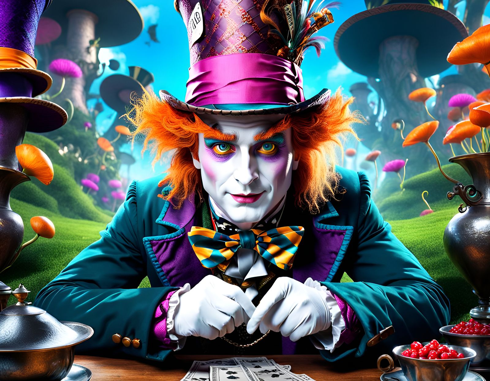 Mad Hatter Portrait in High Resolution