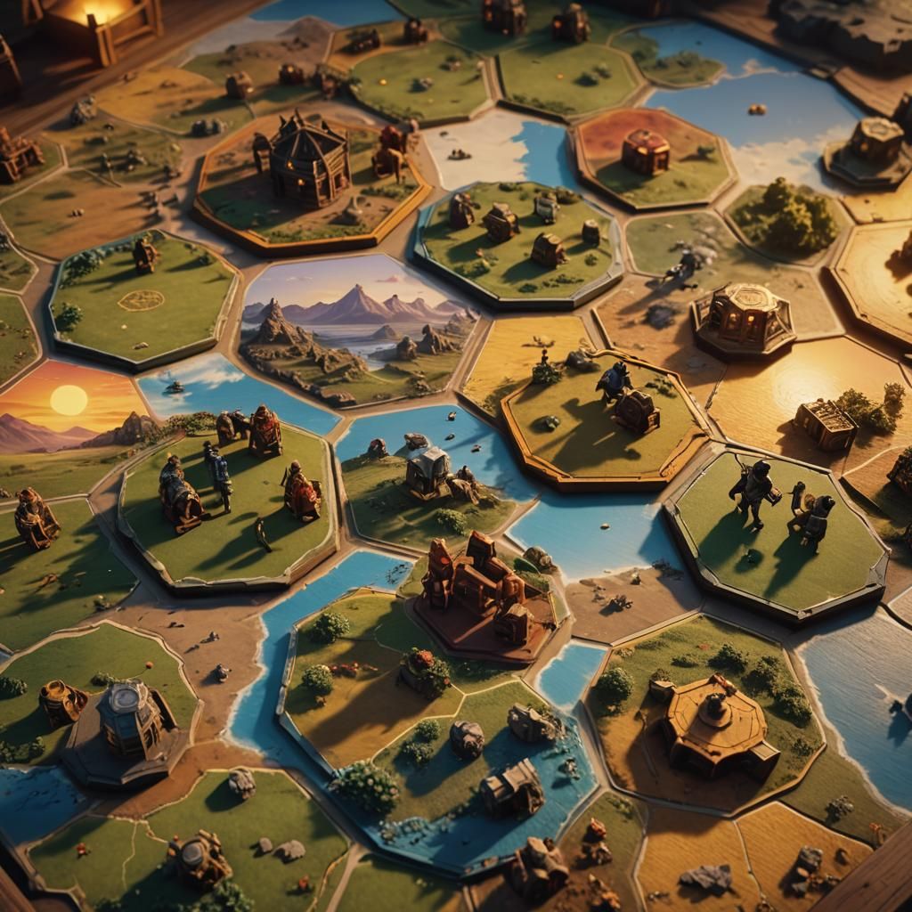 Settlers of Catan Sunset: Macro Photography, Detailed Matte ...