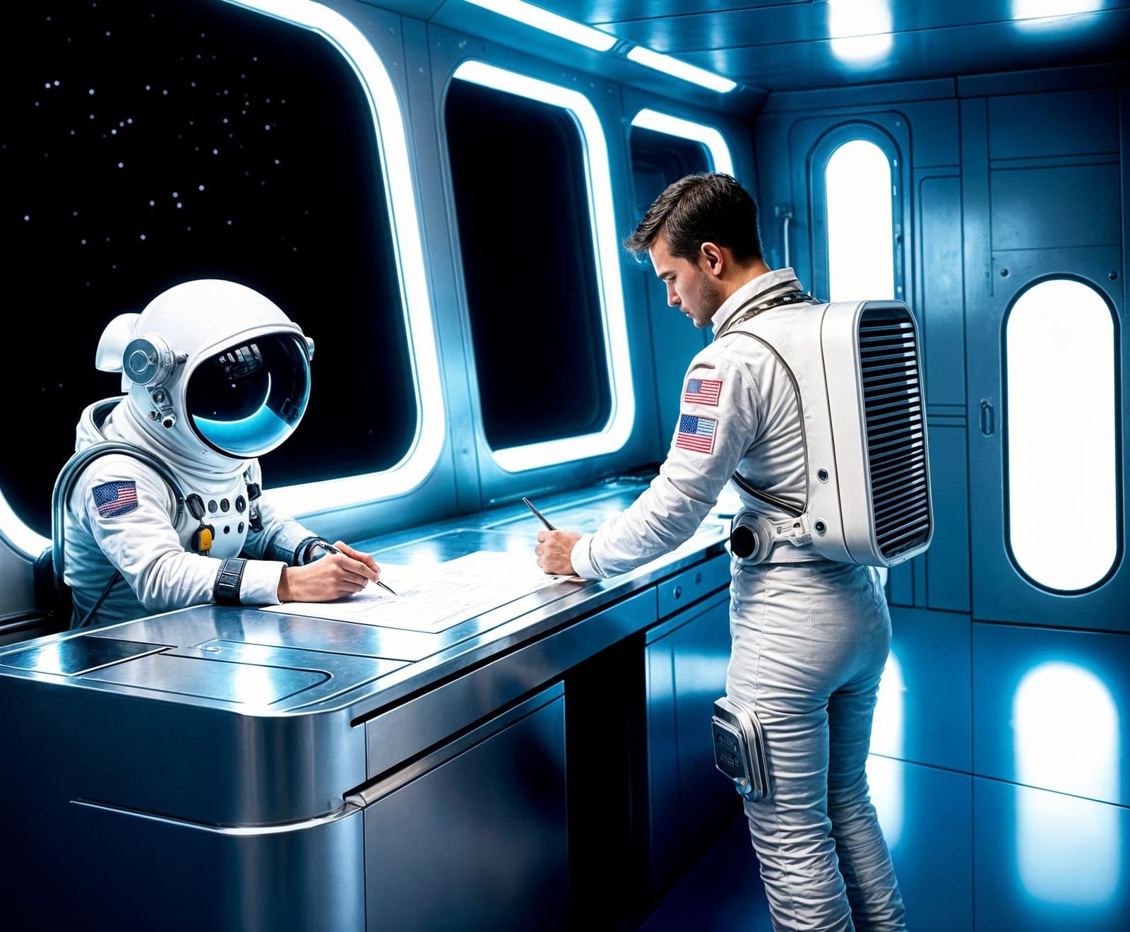 Astronaut Submits Suggestion on Retro-Futuristic Space Ship