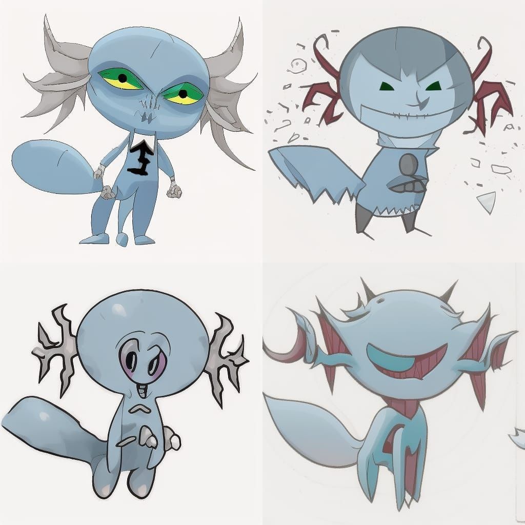 Simple AI Image of Evil