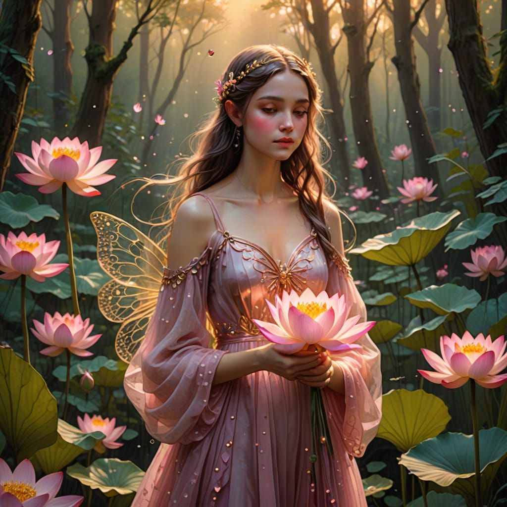 Enchanting Fairy in Whimsical Fantasy Art