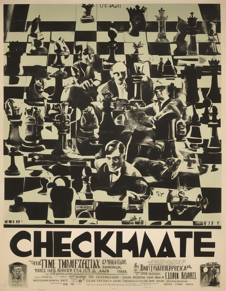 Checkmate: A 1930s Style Film Poster