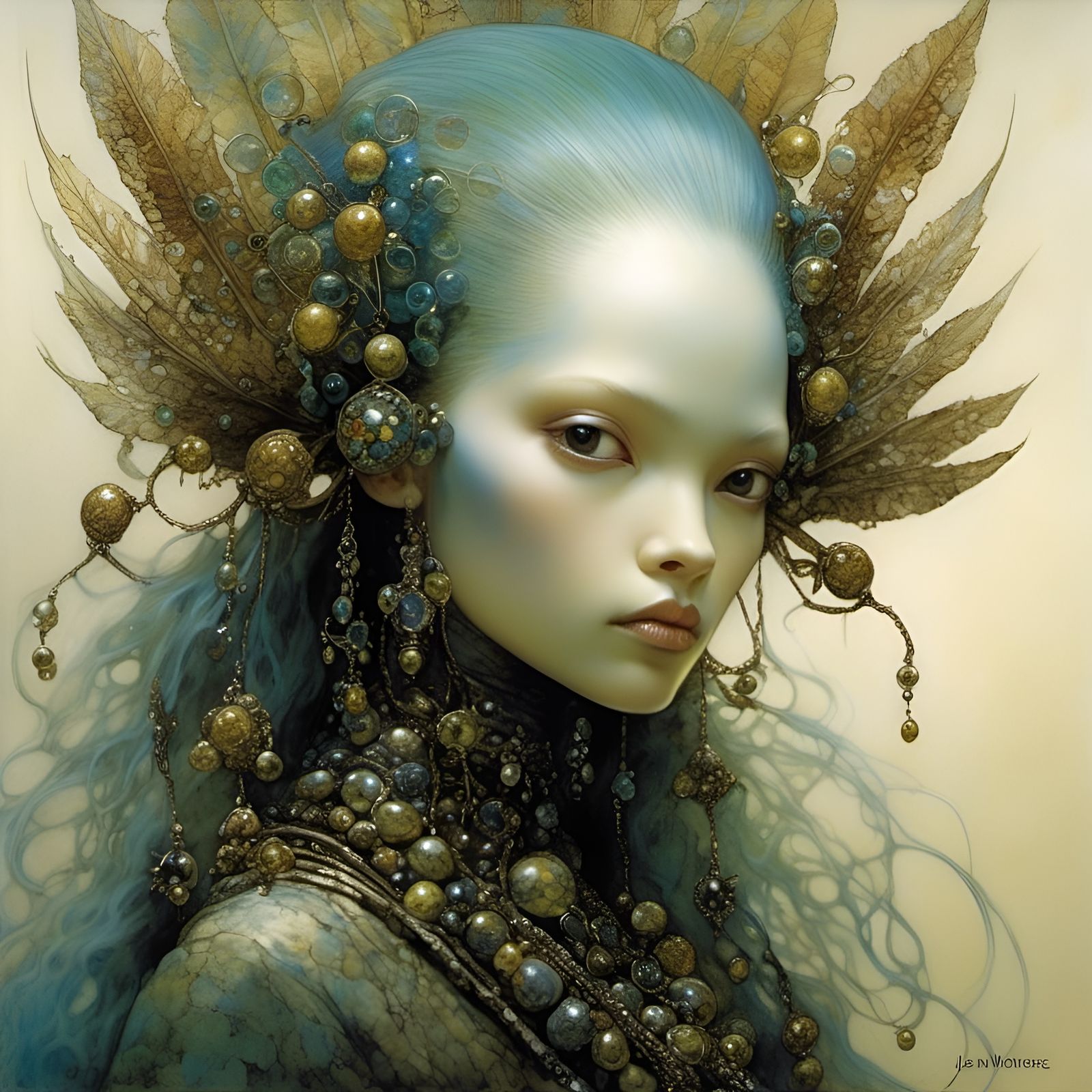 High Octane Portrait in Dark Fantasy Style