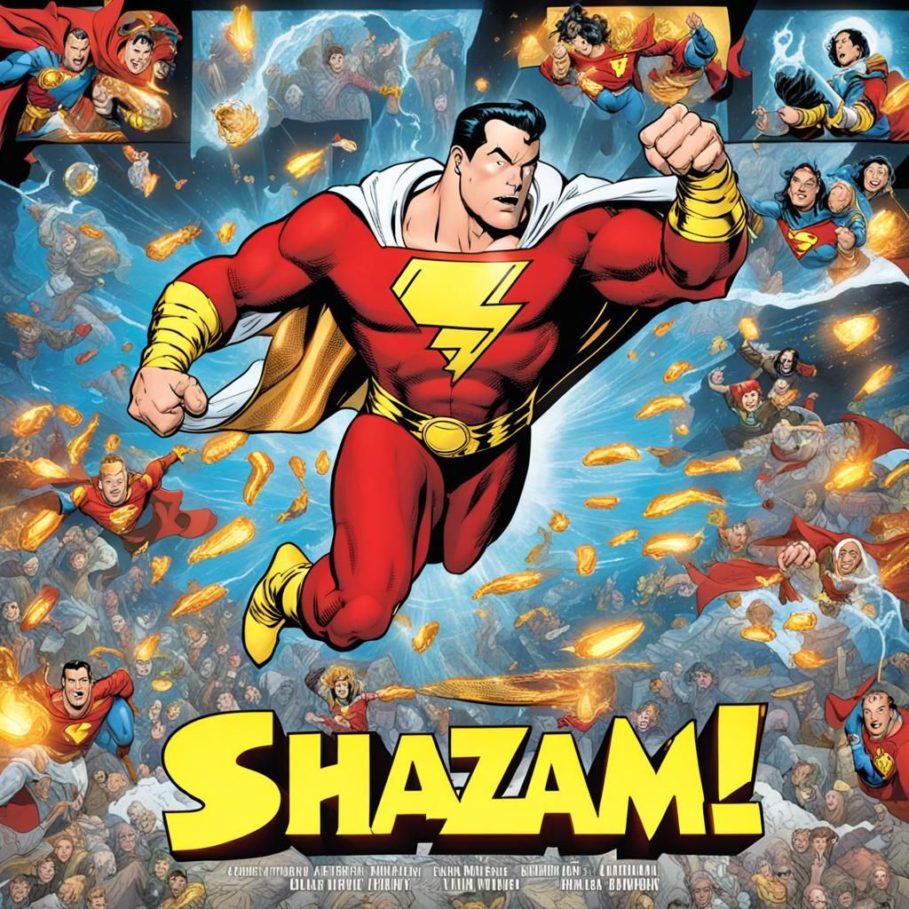 AI Image of Word SHAZAM